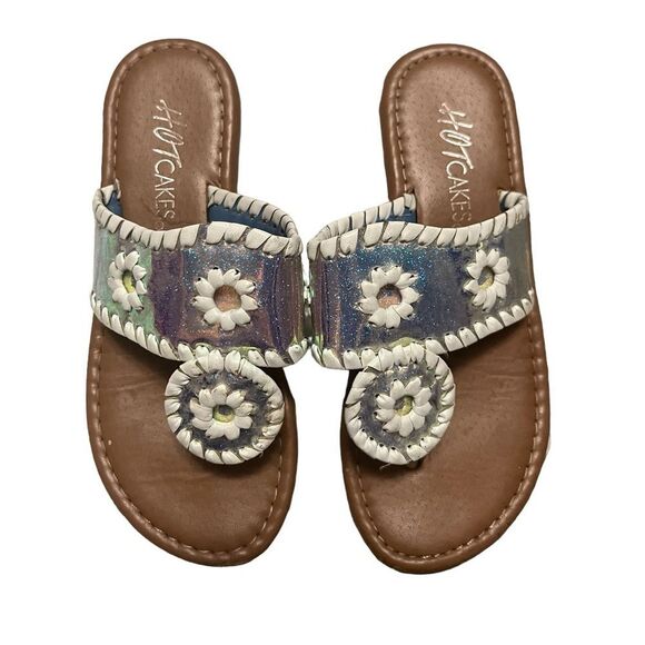 Hot Cakes Girls Iridescent Sandals - Picture 2 of 6